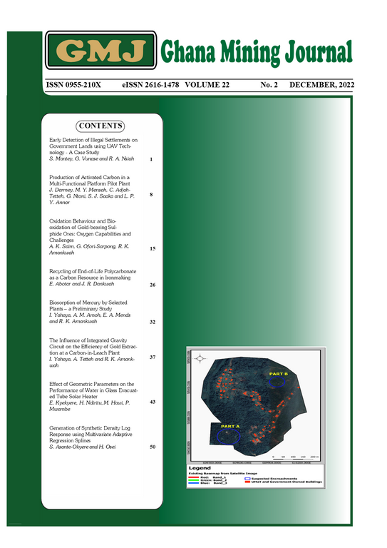 					View Vol. 22 No. 2 (2022): Ghana Mining Journal December Issue
				